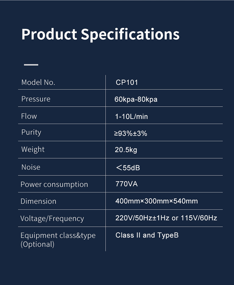 oxygen concentrator CP101